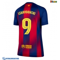 Fotballdrakt Dame Barcelona Robert Lewandowski #9 Hjemmedrakt 2025-26 Kortermet